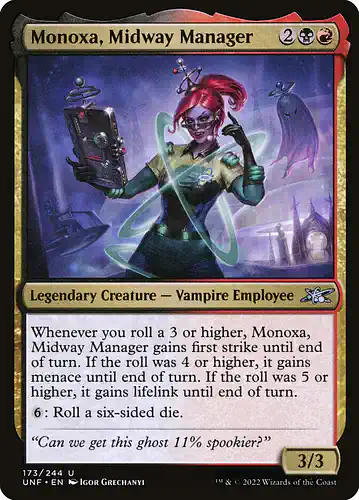 Monoxa, Midway Manager - unf Spoiler