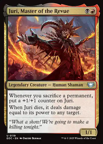 Juri, Master of the Revue - eoc Spoiler
