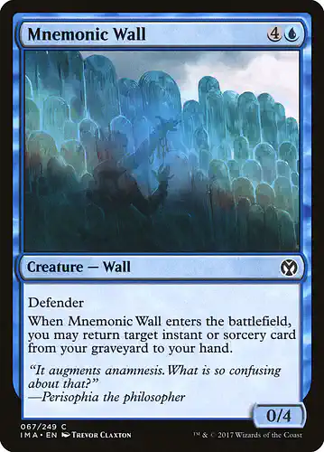 Mnemonic Wall - ima Spoiler