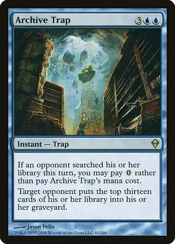 Archive Trap - zen Spoiler