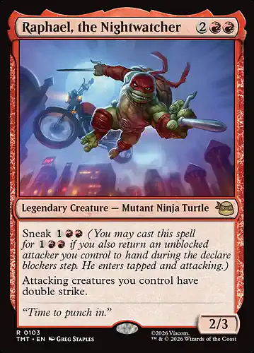 Raphael, the Nightwatcher - tmt Spoiler
