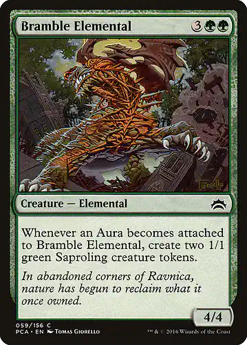 Bramble Elemental - pca Spoiler