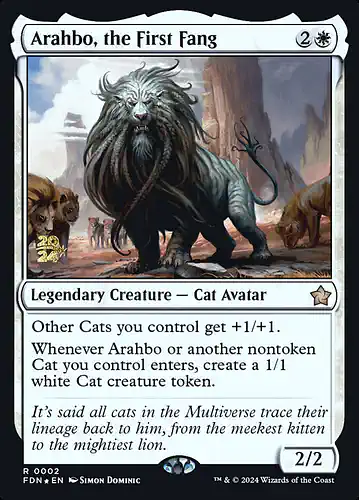 Arahbo, the First Fang - fdn Spoiler