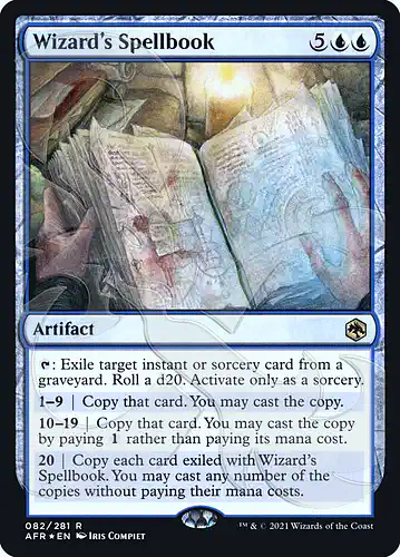 Wizard's Spellbook - afr Spoiler