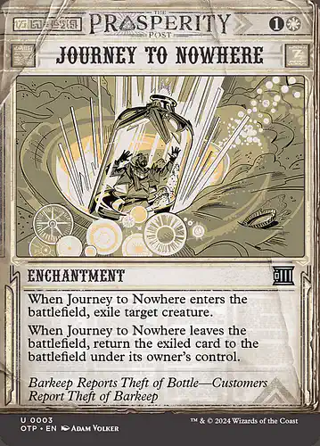Journey to Nowhere - otp Spoiler