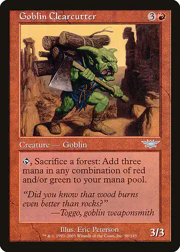 Goblin Clearcutter - lgn Spoiler