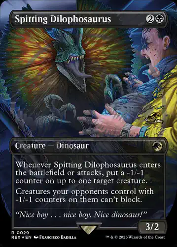 Spitting Dilophosaurus - rex Spoiler