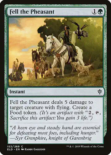 Fell the Pheasant - eld Spoiler