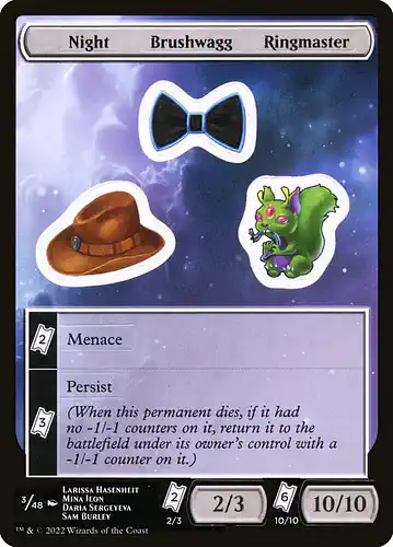 Night Brushwagg Ringmaster - unf Spoiler