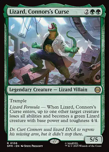 Lizard, Connors's Curse - spm Spoiler