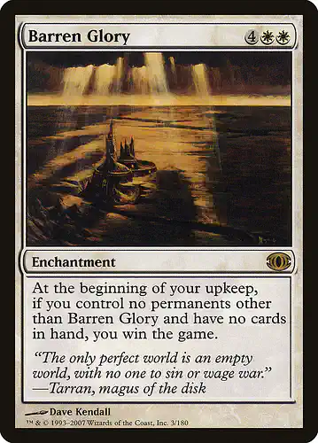 Barren Glory - fut Spoiler