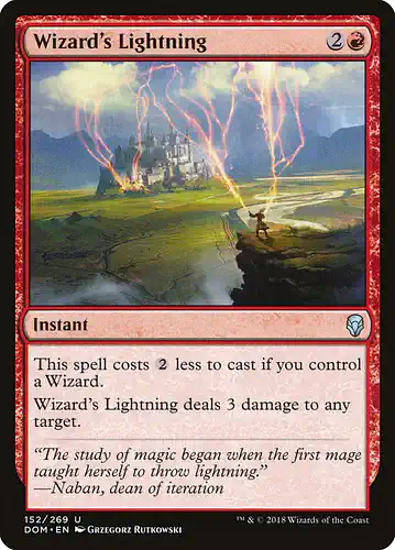 Wizard's Lightning - dom Spoiler