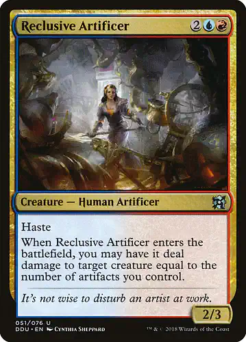 Reclusive Artificer - ddu Spoiler