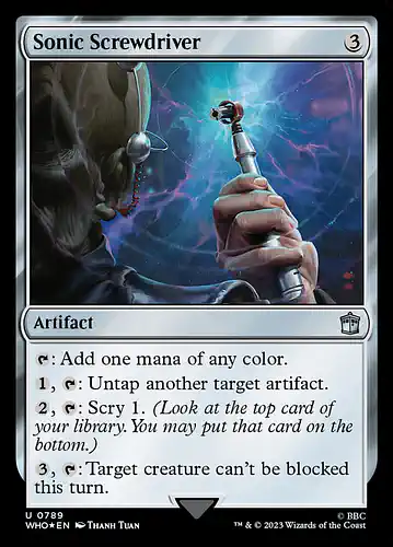 Sonic Screwdriver - who Spoiler