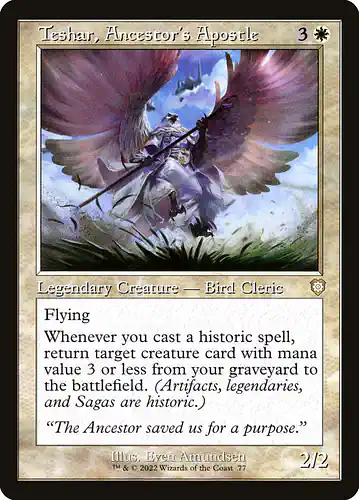 Teshar, Ancestor's Apostle - brc Spoiler