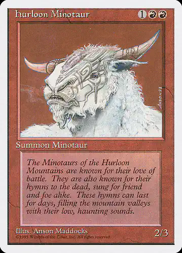 Hurloon Minotaur - 4ed Spoiler