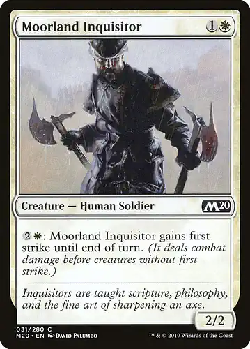 Moorland Inquisitor - m20 Spoiler