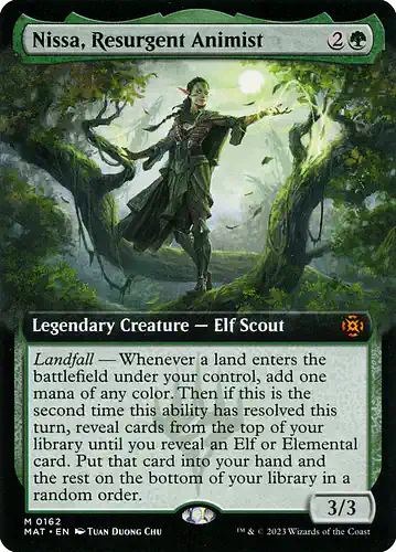 Nissa, Resurgent Animist - mat Spoiler