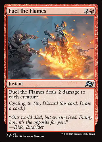 Fuel the Flames - dft Spoiler