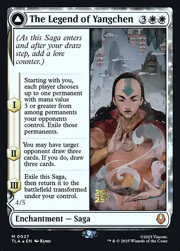 The Legend of Yangchen - tla Spoiler