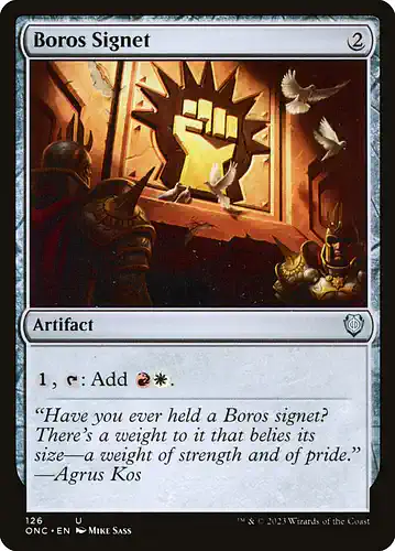 Boros Signet - onc Spoiler