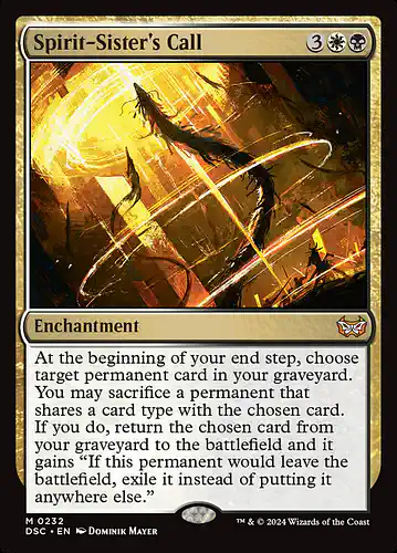 Spirit-Sister's Call - dsc Spoiler