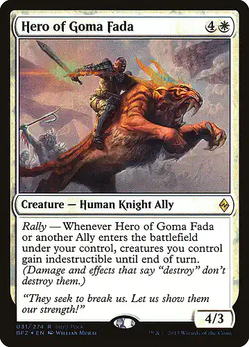 Hero of Goma Fada - bfz Spoiler
