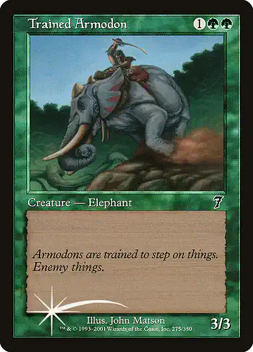 Trained Armodon - 7ed Spoiler