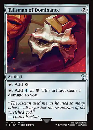 Talisman of Dominance - fic Spoiler