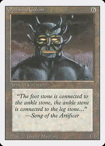 Obsianus Golem - 3ed Spoiler