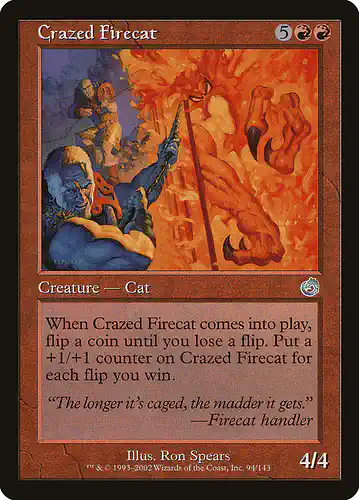 Crazed Firecat - tor Spoiler