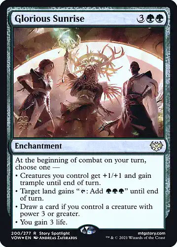 Glorious Sunrise - vow Spoiler