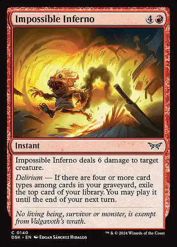 Impossible Inferno - dsk Spoiler