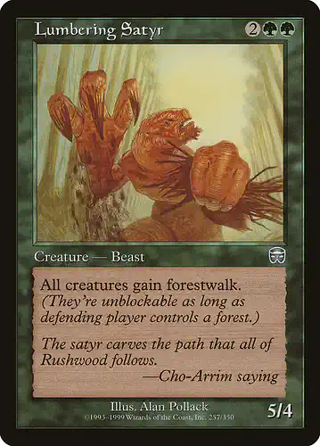 Lumbering Satyr - mmq Spoiler