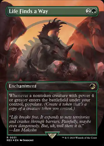 Life Finds a Way - rex Spoiler