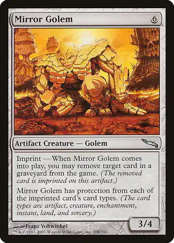 Mirror Golem - mrd Spoiler