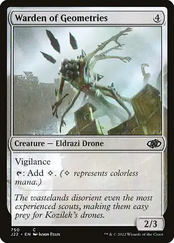Warden of Geometries - j22 Spoiler