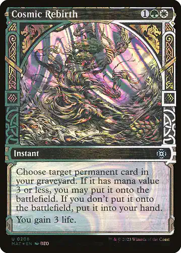 Cosmic Rebirth - mat Spoiler