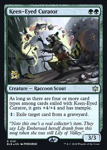 Keen-Eyed Curator - blb Spoiler