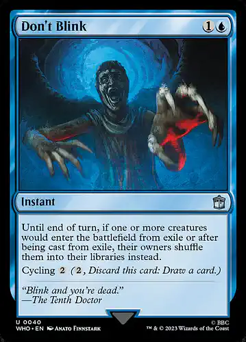 Don't Blink - who Spoiler