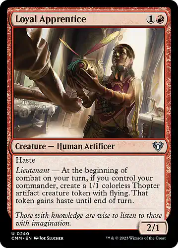 Loyal Apprentice - cmm Spoiler