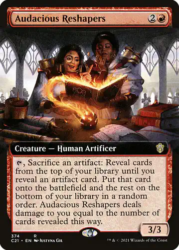 Audacious Reshapers - c21 Spoiler