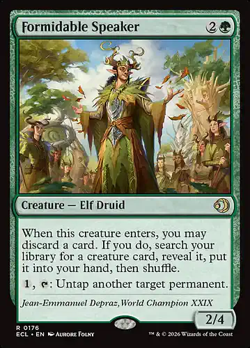 Formidable Speaker - ecl Spoiler