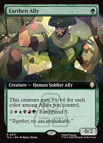 Earthen Ally - tla Spoiler