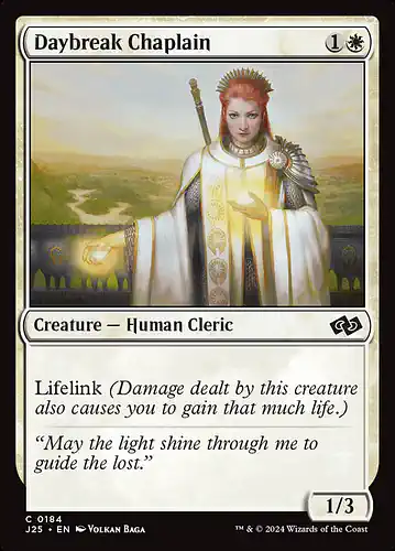 Daybreak Chaplain - j25 Spoiler