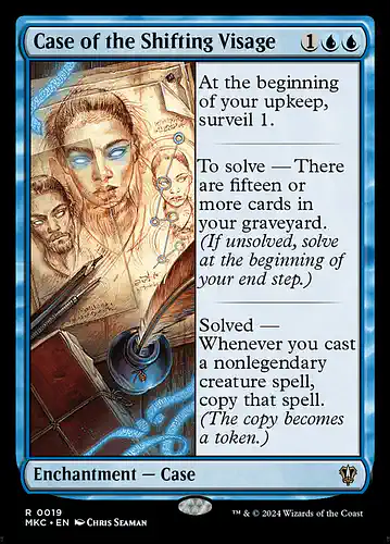 Case of the Shifting Visage - mkc Spoiler