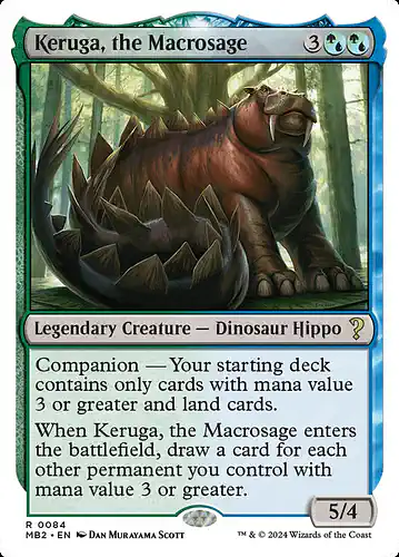 Keruga, the Macrosage - mb2 Spoiler