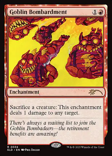 Goblin Bombardment - sld Spoiler