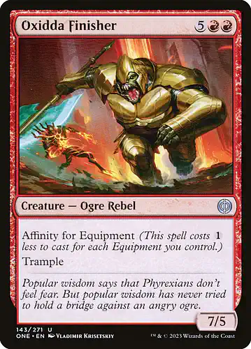 Oxidda Finisher - one Spoiler