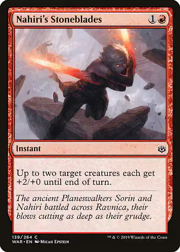 Nahiri's Stoneblades - war Spoiler
